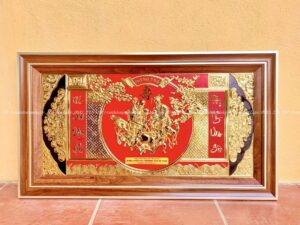 tranh đồng chúc thọ